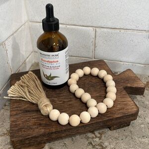 Wooden decorative beads